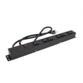 thumbnail image 3 of Opentron OT0160631 Metal Surge Protector Power Strip Extension Cord 16 inches 6 Black Outlet 3 Feet Power Cord, 3 of 7