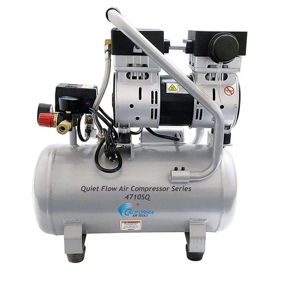 California Air Tools 4710SQ 1 HP Ultra Quiet Oil Free Lightweight Air Compressor