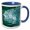 Blue/White, variant on 3drose, Usa, Alaska, Endicott Arm. Close up of Shapes in an Iceberg., 15oz Mug