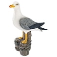 thumbnail image 1 of Design Toscano QL56461 Dockside Seagull Coastal Decor Garden Statue, 17 Inch, Full Color, 1 of 6