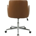 Lorell, Bonded Leather Task Chair, 1 Each, Tan
