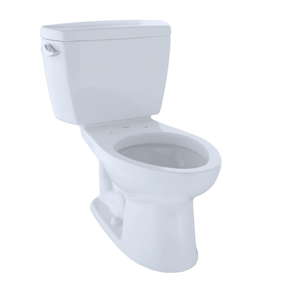 Toto Drake Two Piece Elongated 16 Gpf Universal Height Toilet For 10