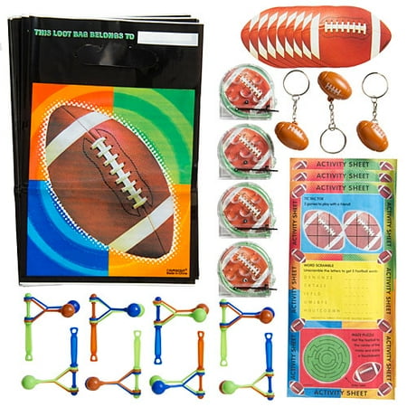 Football Favor Assortment Multi-color Party Favors