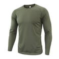 thumbnail image 1 of Xdzjlr T-Shirt Homme Dryss Hydratant Absorption Transpiration Performance Manches Longues Protection Solaire Activité de Plein Air Haut Ample Chemises Homme Décontracté,TTTG, 1 of 2
