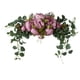 thumbnail image 2 of Fondo Hechas a Mano con Flores Falsas de Arco con Hojas Decorativas para El Hogar , púrpura J perfecl botín de arco de boda, 2 of 8