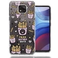 thumbnail image 1 of MUNDAZE Motorola Moto G Power 2021 Cute Valentine Pink Love Hearts Fries Before Guys Double Layer Phone Case Cover, 1 of 3