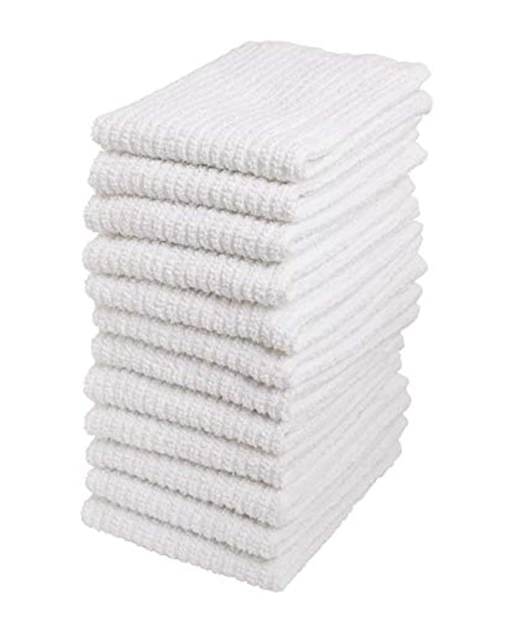 Wholesale free shipping LOT of 144 pcs 12''X12'' SOLID DISH CLOTHS 2-Pack 