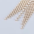 thumbnail image 2 of Sonducket Women Rhinestone Earrings Ears Dangles Party Dressing Tassel Banquet Hanging Ladies Decorations Earring Jewelry Decor Ropa, zapatos y accesorios Miscelánea oro Sonducket AP006637-02, 2 of 6
