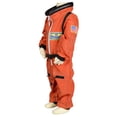 thumbnail image 3 of Traje de astronauta Aeromax Jr. con gorra y parches de la NASA, color naranja, 3 of 7