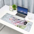 thumbnail image 4 of Rocae Vintage Rose for Gaming Mouse Pad, Mouse Pad Large, Office Computer Keyboard Mousepad, Keyboard and Mouse Pad with Stitched Edges,31.5 x 11.8 in, 4 of 5