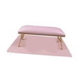 thumbnail image 2 of Nail Hand Pillow and Table Mat Set Nail Art Cushion Mat Set, Desk Soft Nail Hand Rest Holder Hand Cushion for Salon Home Arm Pink, 2 of 10