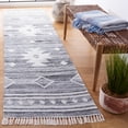 thumbnail image 2 of SAFAVIEH Kilim Trochez Geometric Runner Rug, Grey/Ivory, 2'3" x 9', 2 of 8