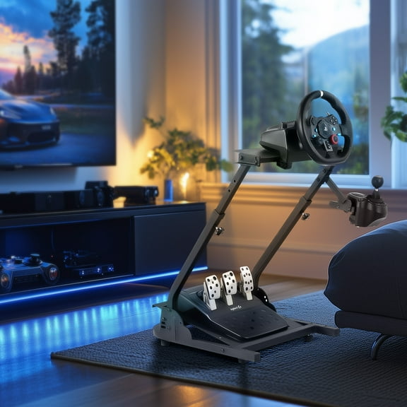 Bestco Racing Wheel Stand Simulator Cockpit for Logitech G920 G27 G25 G29 & More
