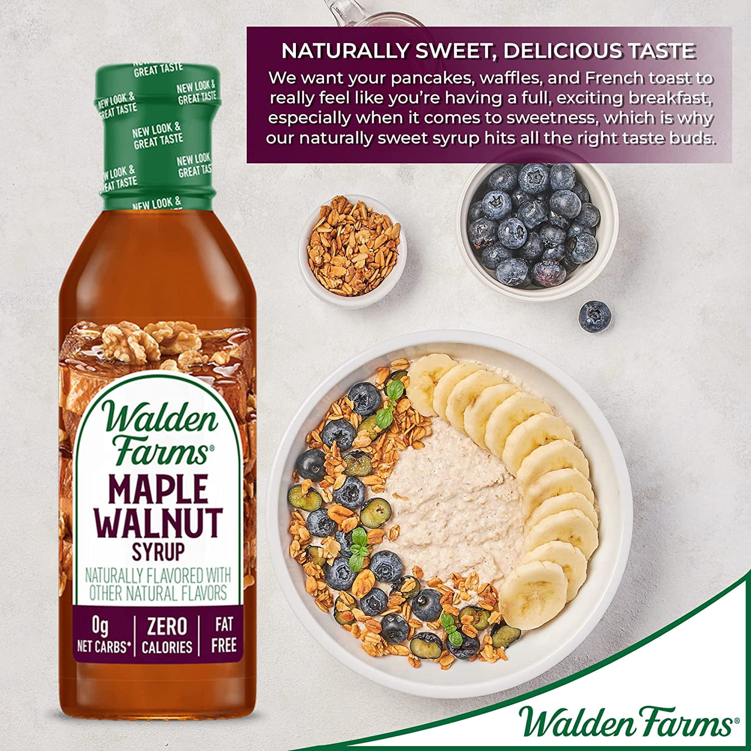 Buy Walden Farms Maple Walnut Syrup 12 fl oz Pack of 3 Online at Lowest