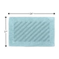 thumbnail image 2 of Shooting Star 220 GSF Reversible Bath Rug 17 x 24 - Light Blue, 2 of 4