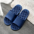 thumbnail image 2 of 2024 New Gentlemen Couple Slippers Bathroom Mens Slippers Flat Hollow Out Sock Slippers Men Home Slippers Fuzzy Slippers for Men Mens House Slippers Size 12 Men's Slipper, 2 of 5