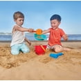 thumbnail image 2 of Set de juguetes de arena Hape Beach Basics para mayores de 18 meses con balde y rastrillo, 2 of 4