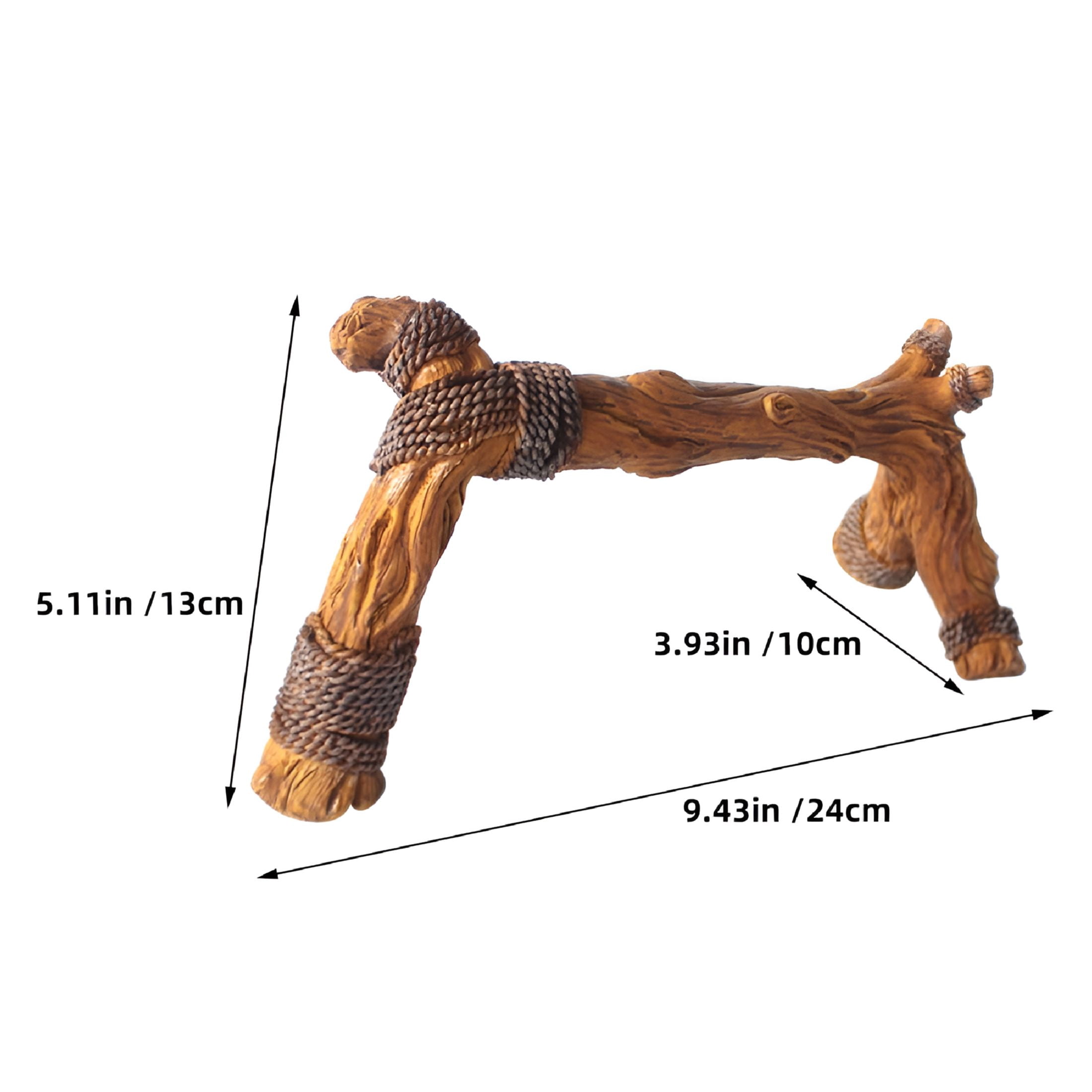 BPPEG Reptile Climbing Branch For Terrariums Snake Decor For Tanks Driftwood For Aquariums Reptile Resin Wood Branch Accessories