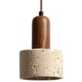 thumbnail image 1 of Lámpara Colgante Japonesa de Mármol Amarillo con LED para Mesa, Estilo Nórdico, Estilo Wabi Sabi, Travertino, para Mesita de Noche, Restaurante, Pasillo, Decoración., 1 of 5