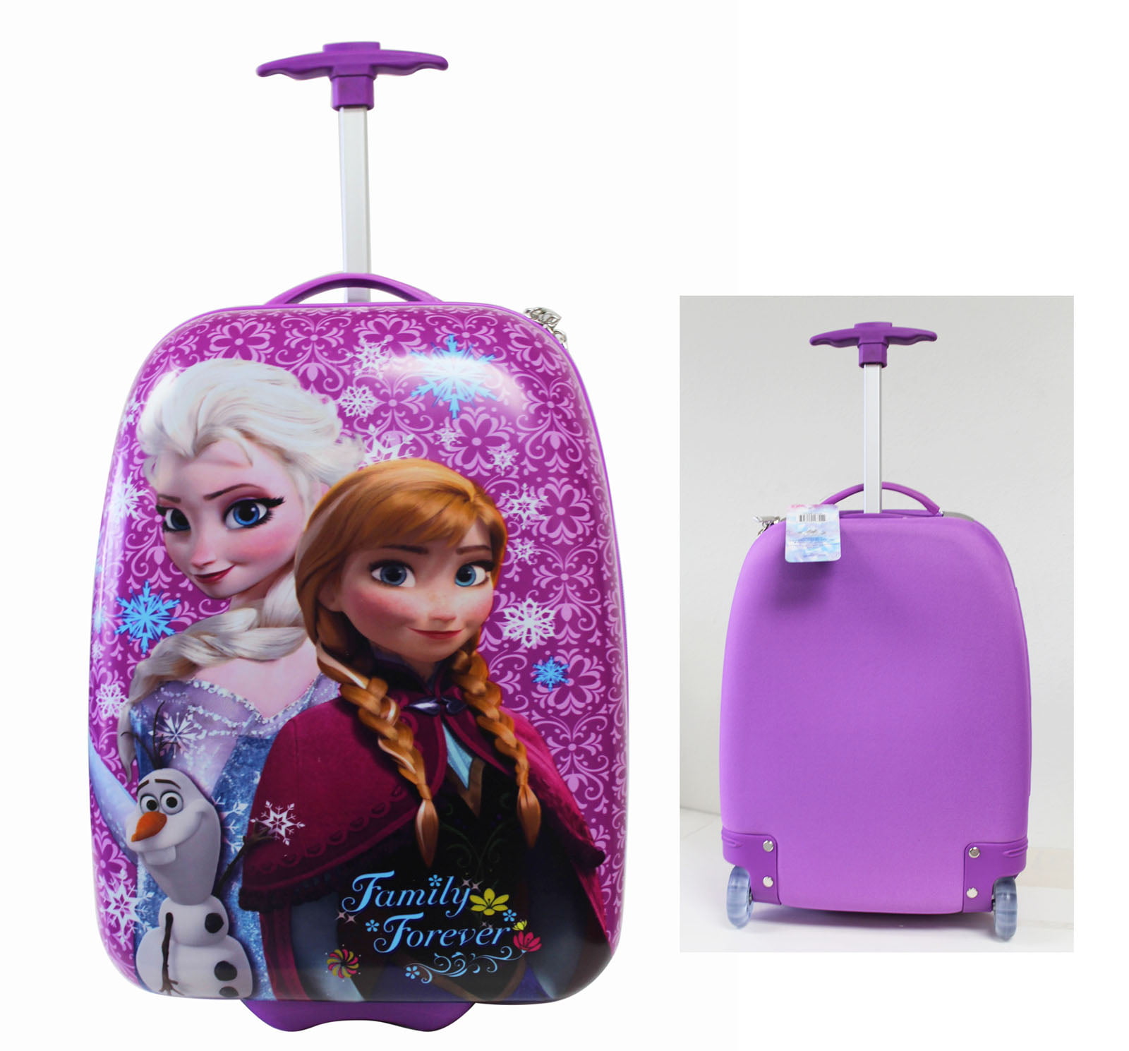 Purple Disney Frozen M004061 Scootin Suitcase