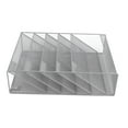 thumbnail image 4 of Organizador de archivos de pared plateado, organizador de archivos de pared de 5 niveles, organizador de archivos de malla, organizador de archivos de pared de 5 niveles, muy versátil, 4 of 12