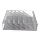 thumbnail image 5 of Organizador De Archivos De Pared Plateado, Organizador De Archivos De Pared De 5 Niveles, Colocación Vertical Con Tornillos Para Oficina, 5 of 7
