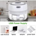 thumbnail image 2 of Electric Food Chopper, Portable Fruit Mixer, Meat Grinder, Salad Grinder, 2 of 6