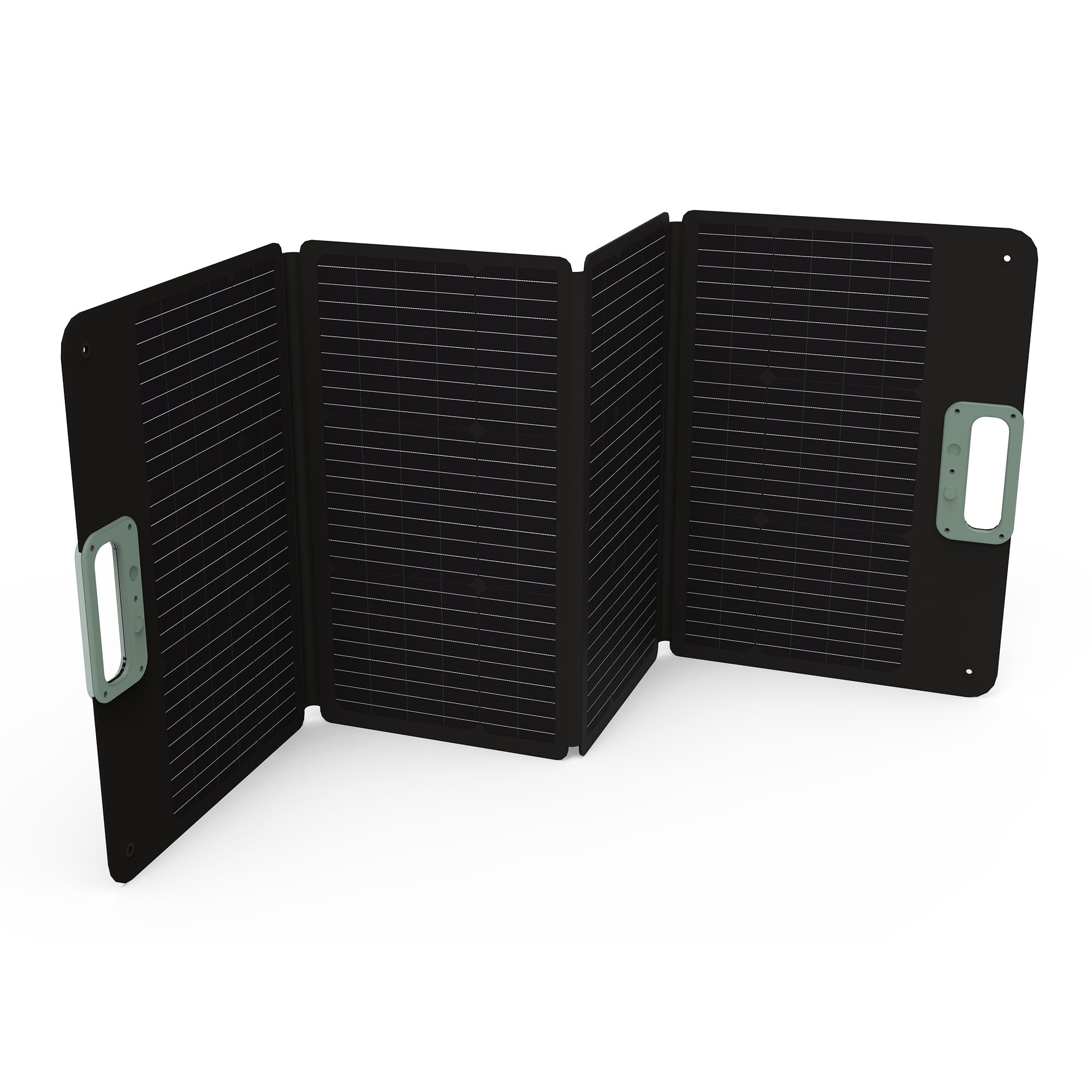 PERUN 100-Watt Portable Solar Panel by Yard Force, Foldable Waterproof for Outdoor Power connect USB, Power Station/Generator, Chainable