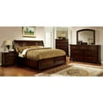 thumbnail image 2 of Furniture of America Caiden Solid Wood Platform Queen Bed in Cherry, 2 of 2
