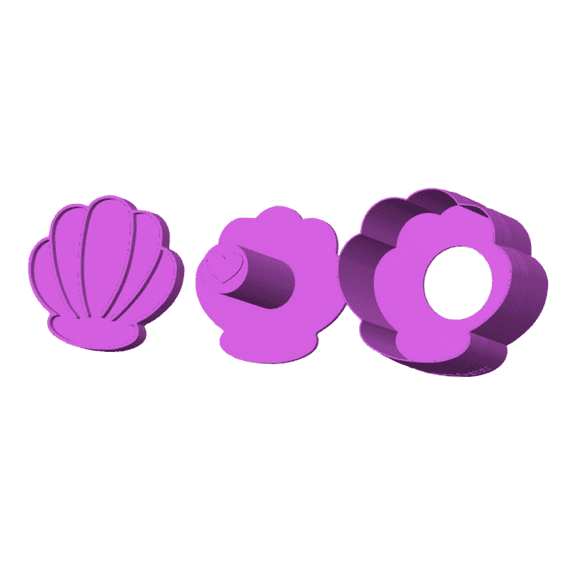 Sea Shell Cake Pop mold or Popper