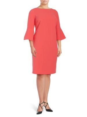 Calvin klein bell sleeve sheath dress redwood city qatar