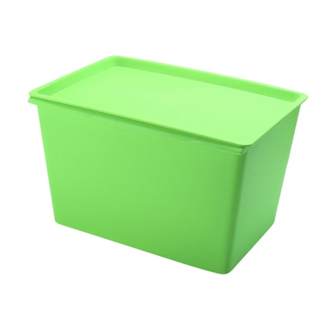 Contenedor de almacenamiento, contenedor de almacenamiento, contenedor, contenedor de almacenamiento doméstico portátil para juguetes de niños, estuch Verde 38x27x24cm