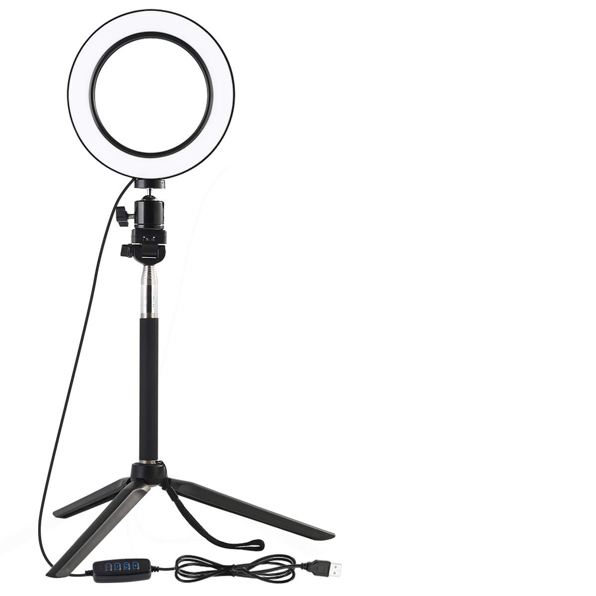 ring light with stand for camera