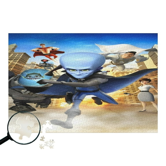 Megamind Wooden Photo Puzzle.300 Pieces
