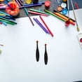 thumbnail image 4 of Herramientas de mezcla para manualidades pequeñas, 5 uds., minipincel de tinta, pincel para manualidades para hacer tarjetas, papel, dibujo, manualidades, suministros de mezcla de tinta, 4 of 6