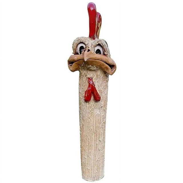 1 pieza de decoración de jardín con pollo divertido y oculto, el pollo divertido animará tu jardín durante mucho tiempo.