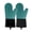 Dark Green, variant on Silicone Oven Mitts-13.6 in Extended Oven Mitts Heat Resistant 500F, Oven Gloves with Soft Liner Good Grippy BPA-Free Easy to Clean Flexible-Oven Mits Set for Cooking Baking Grilling BBQ