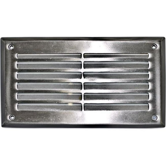 Dabmar Lighting DSL1000-SS304 Louvered Down Incandenscent 120 V Stainless Steel 304 Step Light
