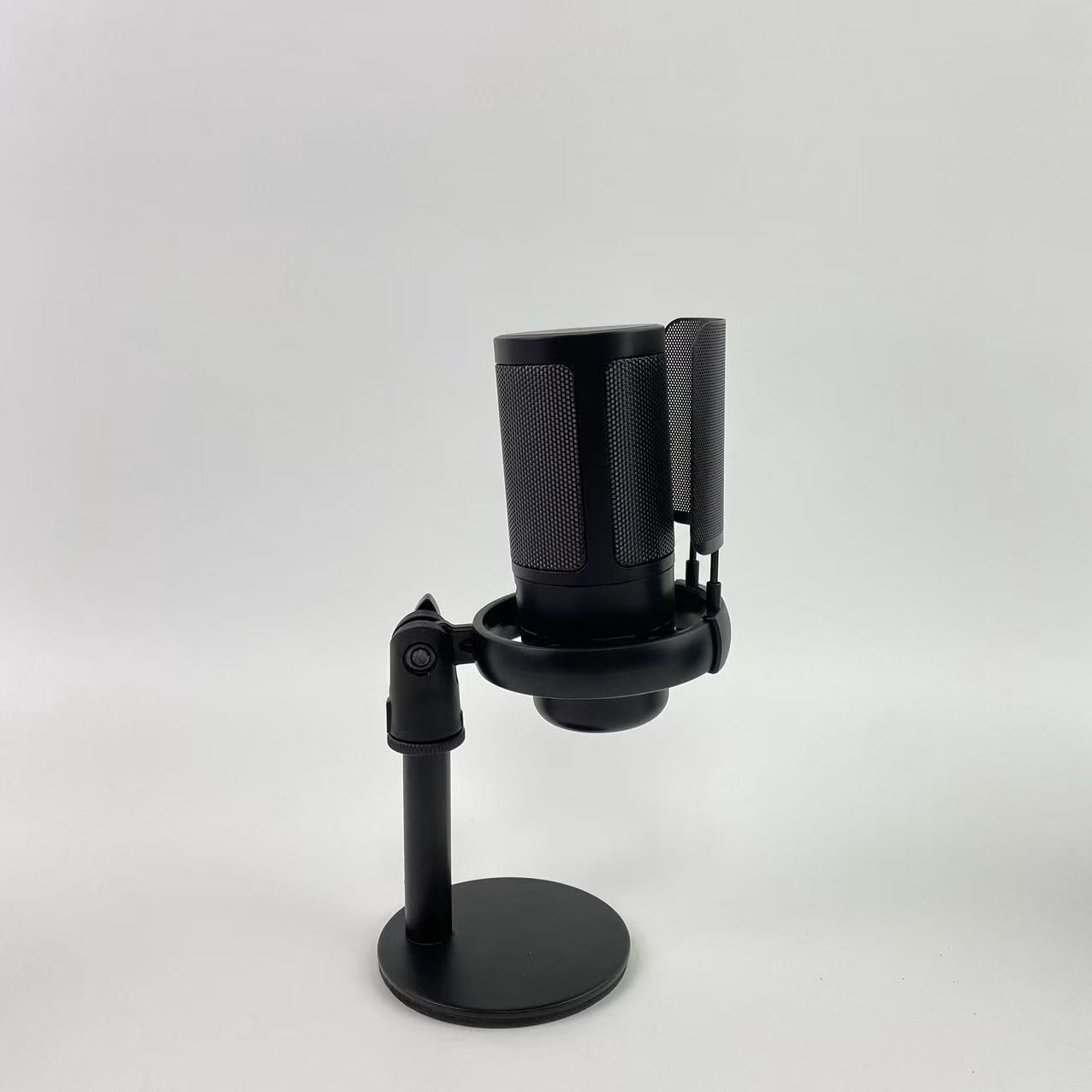 FOKATY Microphones,XLR/USB Dynamic Microphone for Podcast Recording, PC Computer Gaming Streaming Mic with RGB Light, Mute Button
