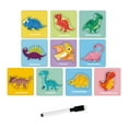 thumbnail image 3 of Tarjetas de práctica de rastreo Hugo Rompecabezas a juego de animales Juguetes de aprendizaje preescolar para guarderías de 1 2 Dinosaurio, 3 of 9
