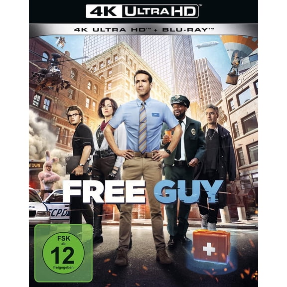 Free Guy 4K Ultra-HD Edition (4K Ultra HD) Ryan Reynolds Jodie Comer Shawn Levy