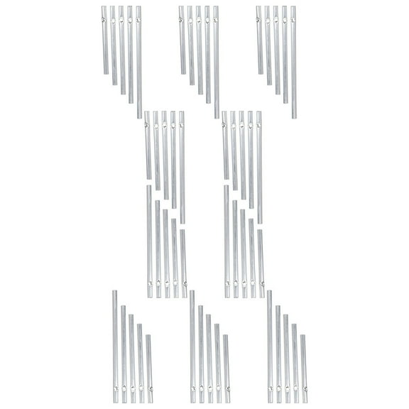 50Pcs DIY Metal Wind Chime Pipe Wind Chime Making Tubes DIY Metal Tube
