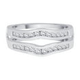 thumbnail image 2 of 14K White Gold 3/8 ct. Diamond Ring Guard, 2 of 5