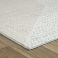 thumbnail image 3 of Rug Branch Cadence Abstract Indoor Area Rug, Beige Cream, Modern - Living Room, Bedroom, Dining Room, and Kitchen, 3 of 5