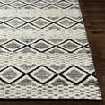 thumbnail image 2 of Hauteloom Mescal Jute Living Room, Bedroom Area Rug - Bohemian, Transitional - Cream, Black - 8'10" x 12', 2 of 10