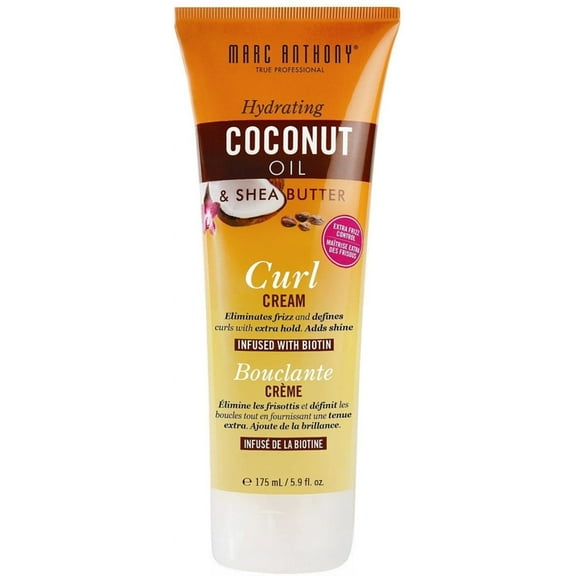 Marc Anthony True Professional Hydrating Coconut Oil & Shea Butter Curl Cream 5.90 oz (Pack of 3)