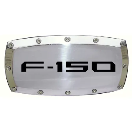 Ford F-150 Black Logo Billet Aluminum Tow Hitch Cover Plug Official Licensed
