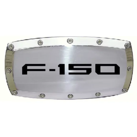 Ford F-150 Black Logo Billet Aluminum Tow Hitch Cover Plug Official Licensed
