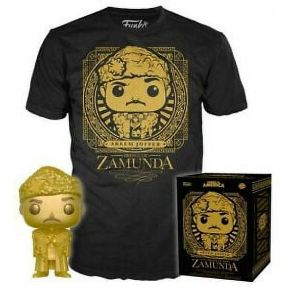 Coming to America Funko POP! Movies Akeem Joffer Prince of Zamunda Vinyl Figure & T-Shirt (Small)