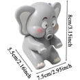 thumbnail image 4 of Hot Drinking Cooler Fan - Portable Cartoon Animal Shape Blower | Mini Rechargeable Lanyard Elephant elephant Device for Home Office Kitchen Coffee Soup Rice Milk Mugs, 4 of 6